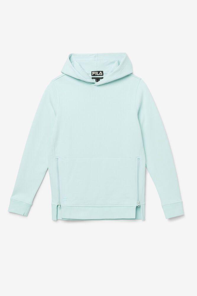 Fila Hoodie Womens Blue - Maddox Pullover - Philippines 3695041-YR